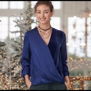 🆕⭐️Sundance Blended Paths Silk& Velvet Shirt